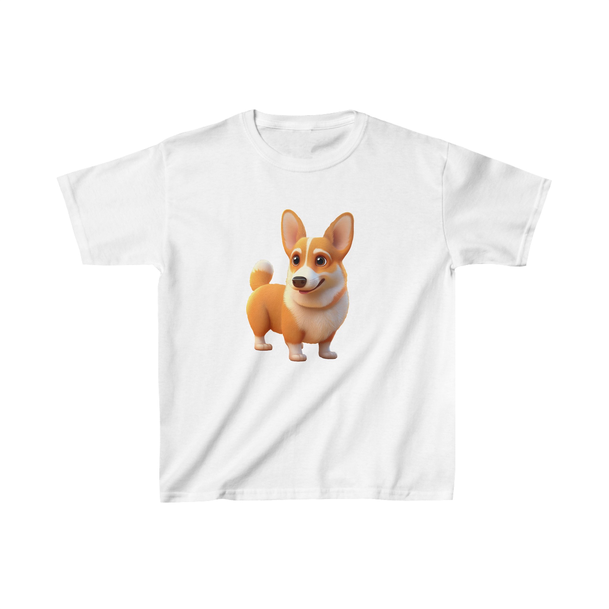 [RADINEO]★25SS★HAPPY WELSH CORGI SHORT SLEEVE T-SHIRT Pembroke Welsh Corgi Embroidered Mens T-Shirts | AKC Shop
