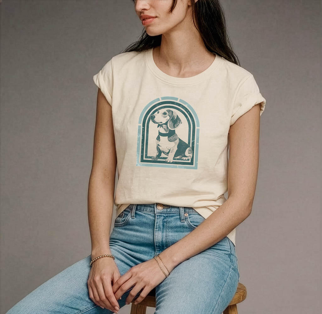 dog-in-the-window-sitting Dog in the Window Tee