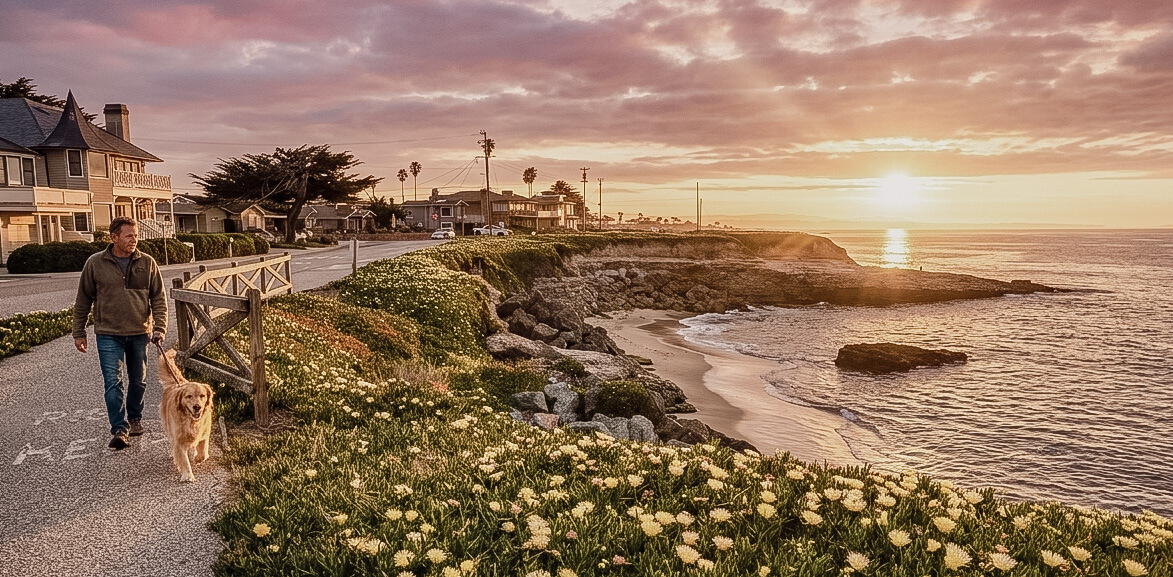 Santa Cruz West Cliffs walking path